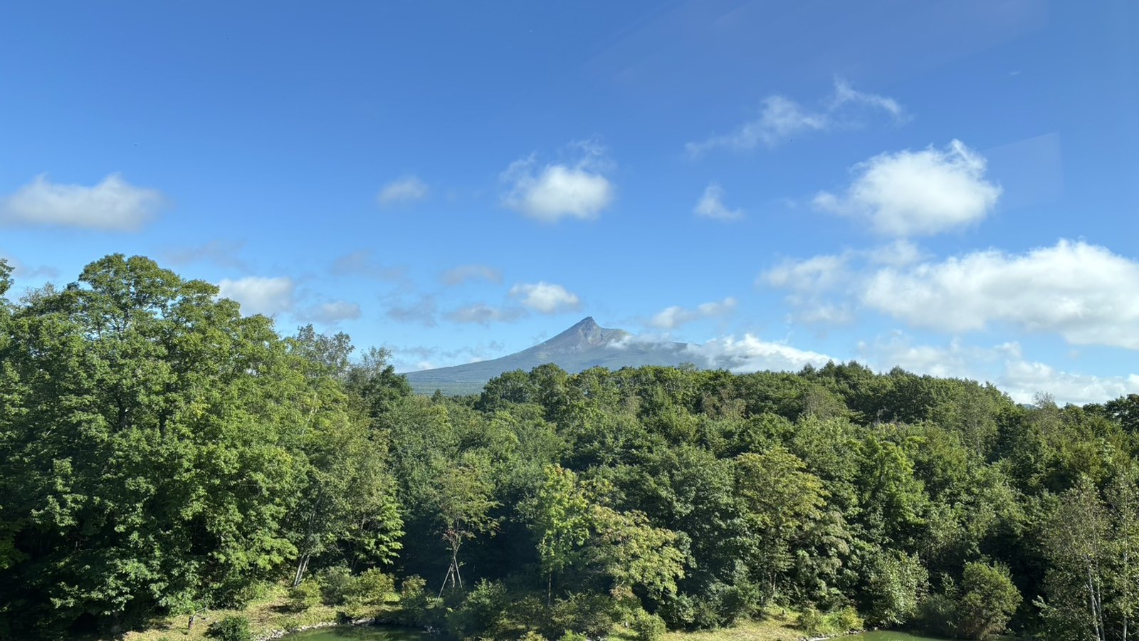 北海道七飯町・大沼の風景