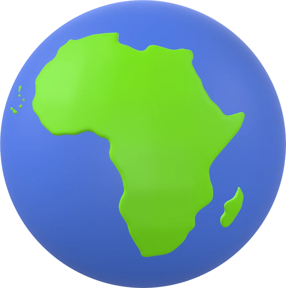 Continent · Africa モチーフ単体