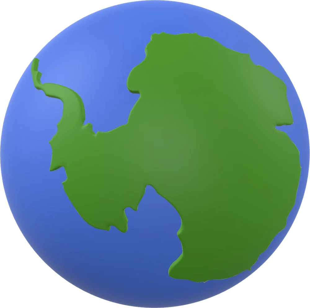 Continent · Antarctica モチーフ単体