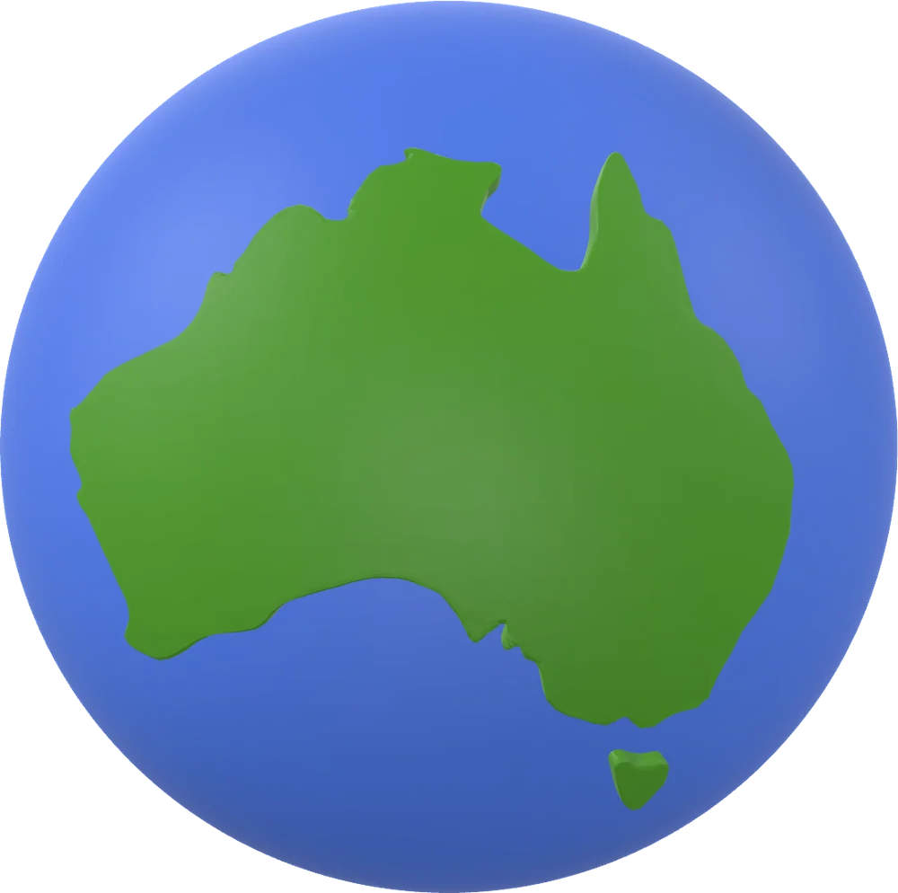 Continent · Australia モチーフ単体