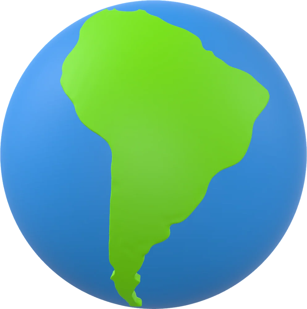 Continent · South America モチーフ単体