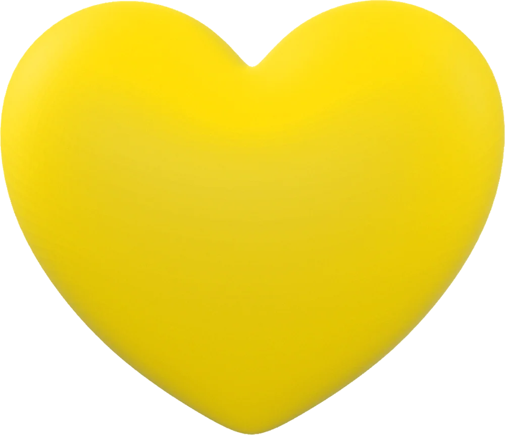Heart · Yellow モチーフ単体