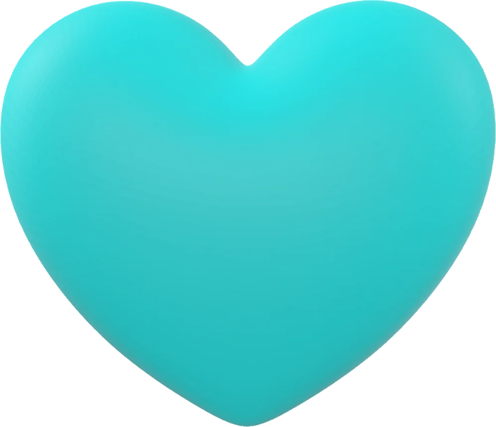 Heart · Light Blue モチーフ単体
