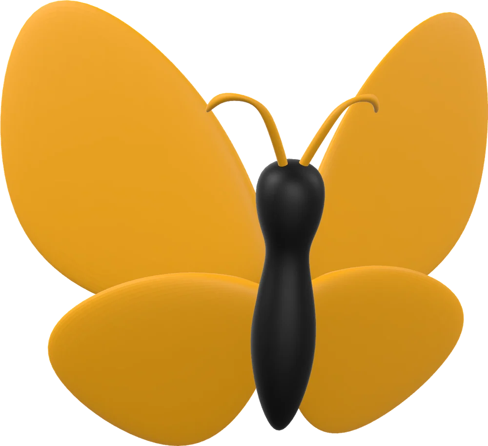 Butterfly · Yellow モチーフ単体