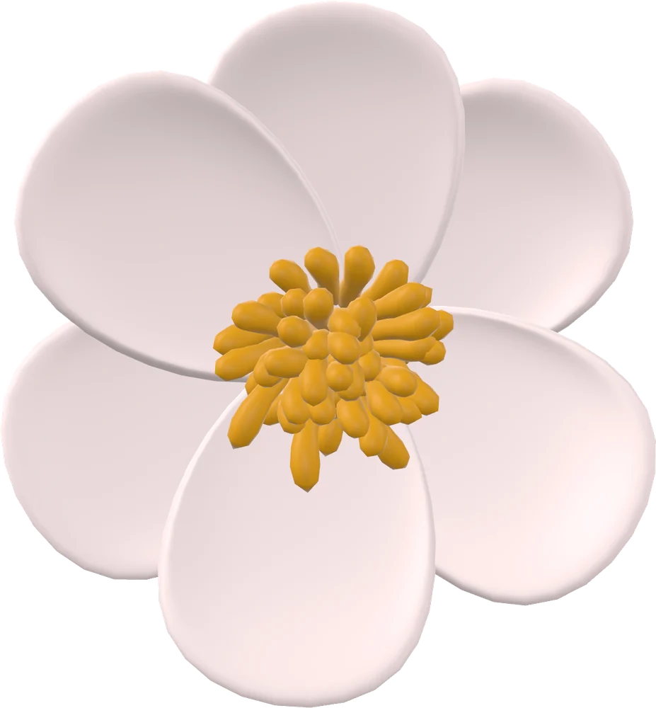 Flower · White モチーフ単体
