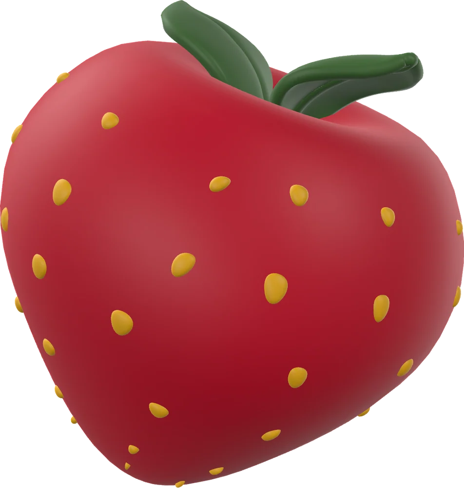 Fruit · Strawberry モチーフ単体