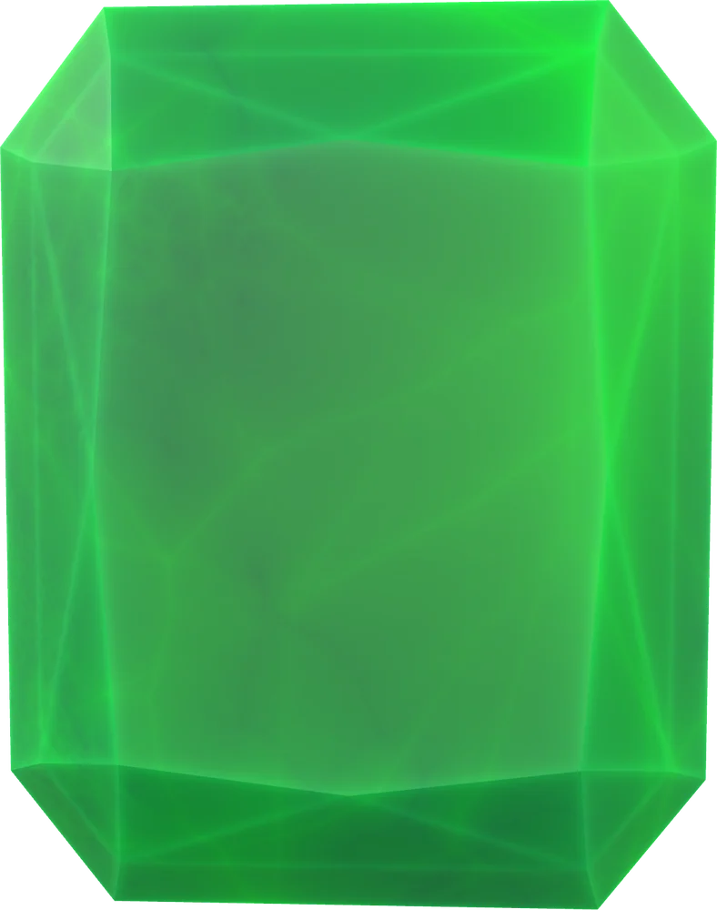 Gem · Emerald モチーフ単体