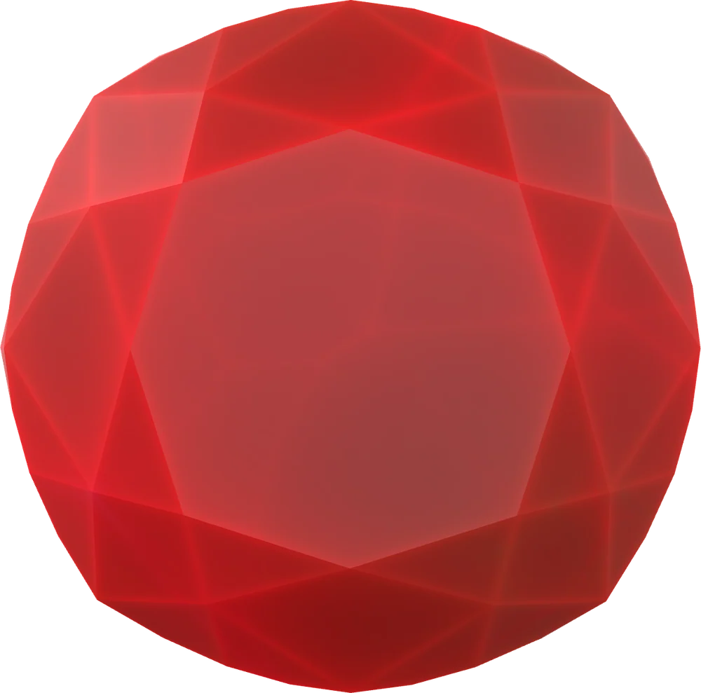 Gem · Ruby モチーフ単体