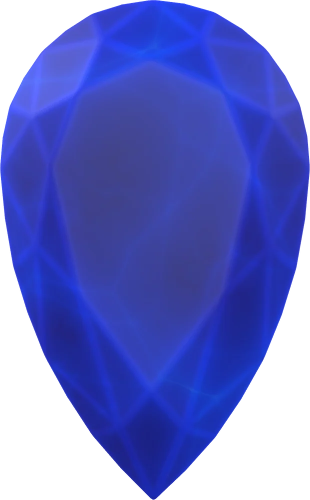 Gem · Sapphire モチーフ単体