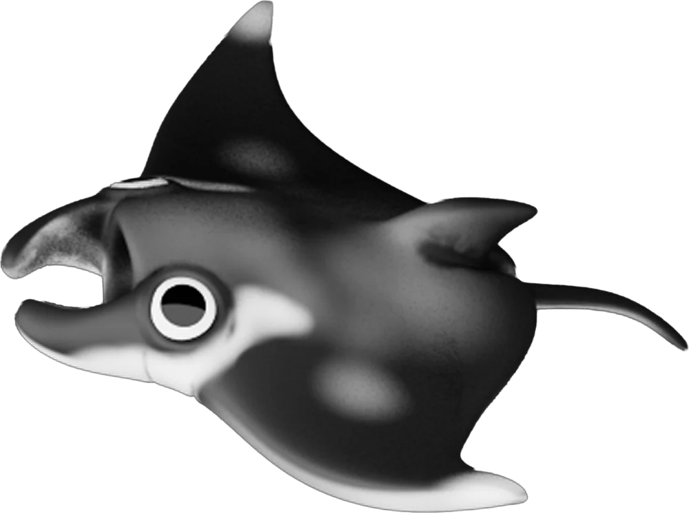 Sea Life · Manta Ray モチーフ単体