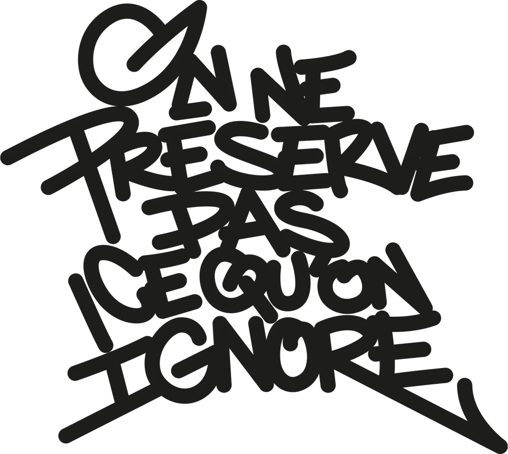 On ne préserve pas ce qu'on ignore モチーフ単体